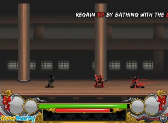 Forbidden Arms swordsman facing enemy squad