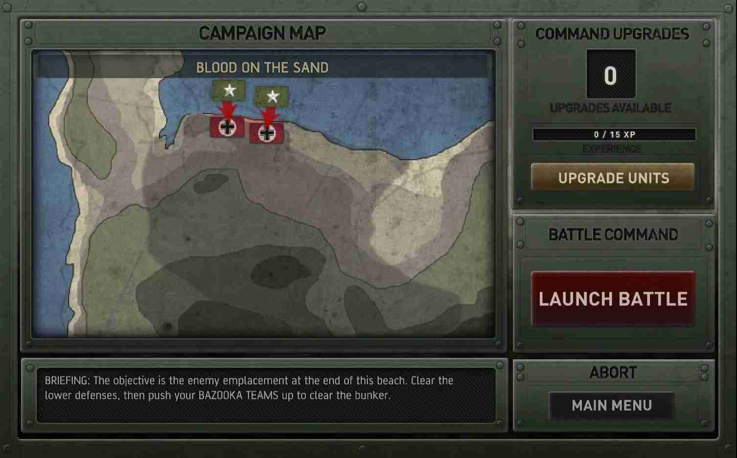 Warfare 1944 battle scene